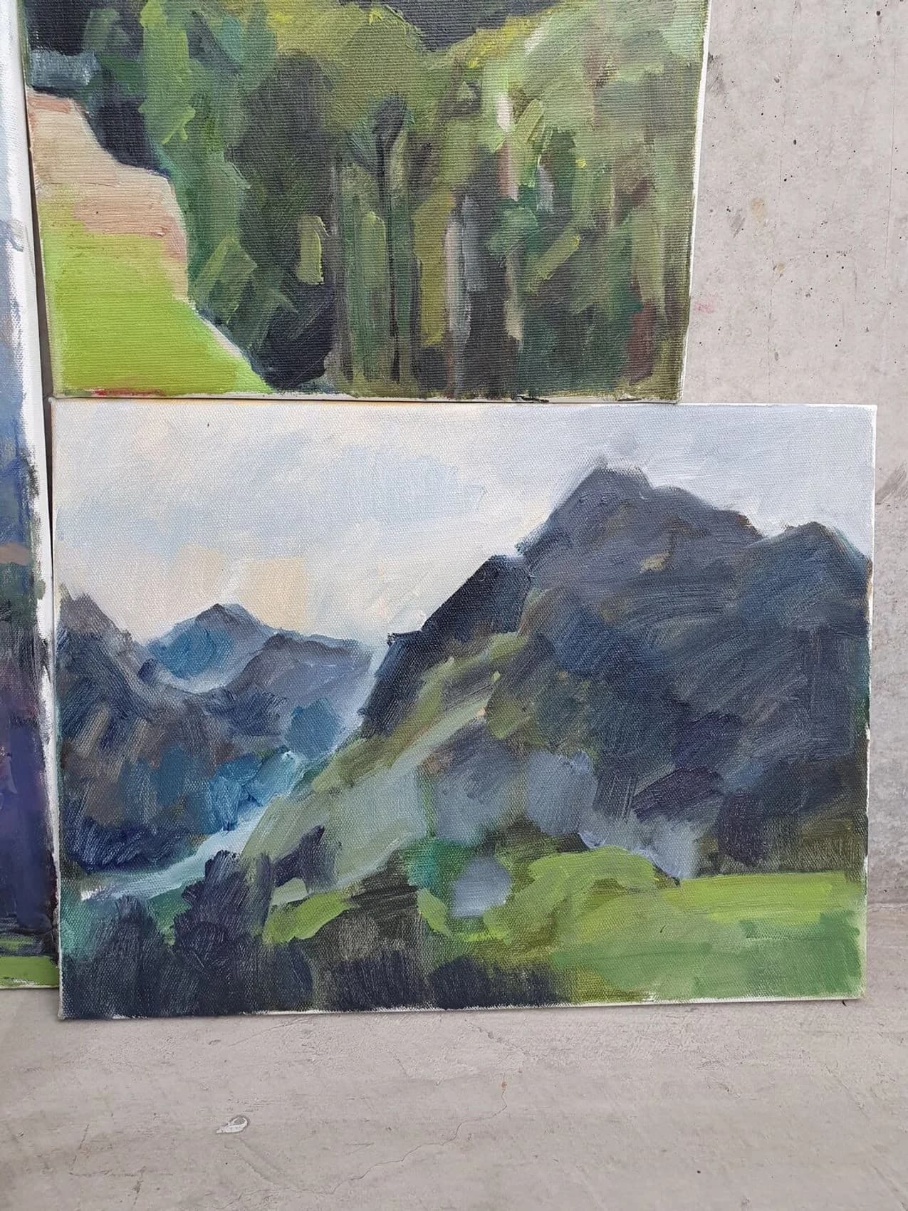 "Berg" Etüde — Ansicht 12