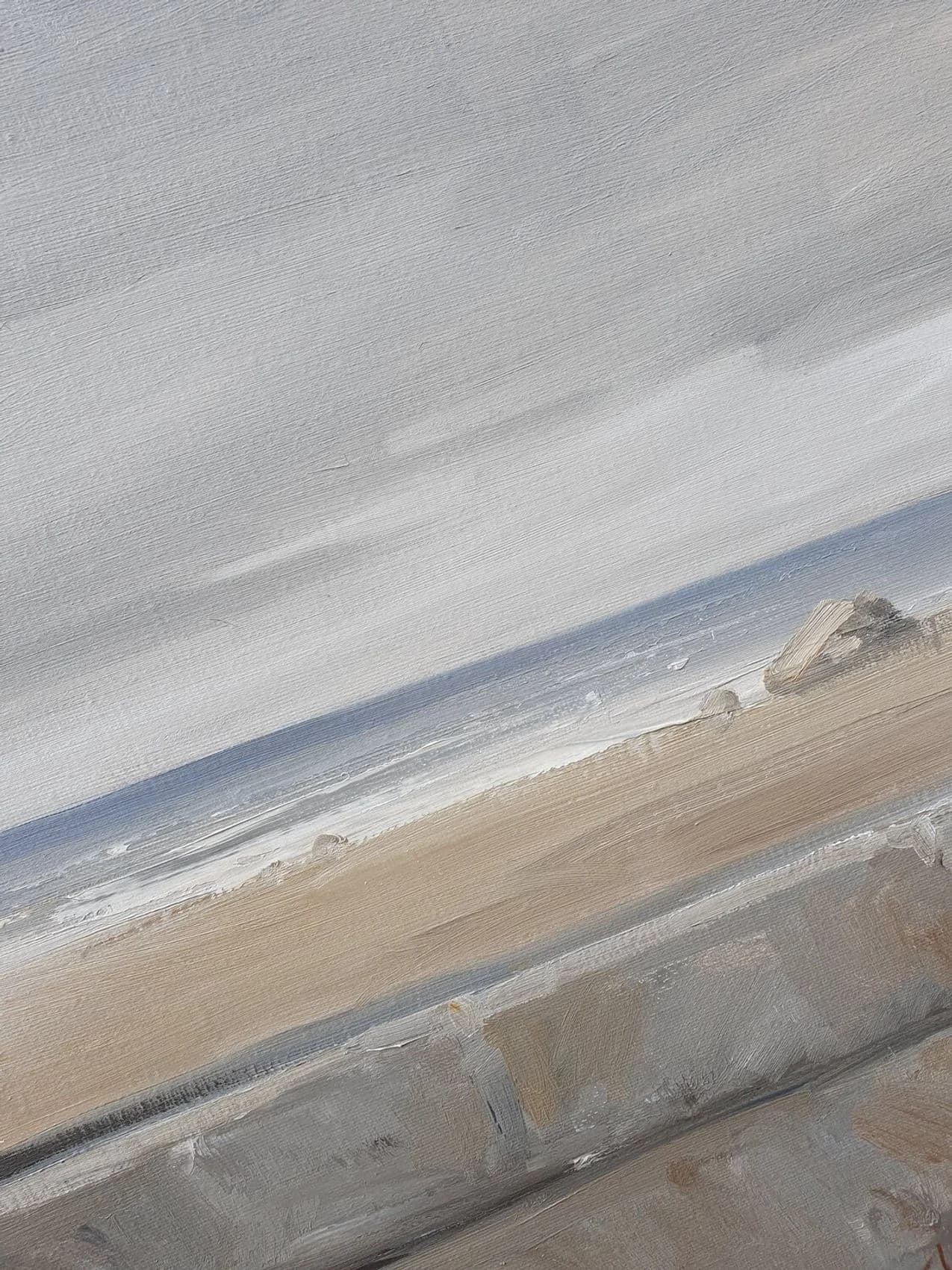Lesendes Mädchen am Strand — Ansicht 7