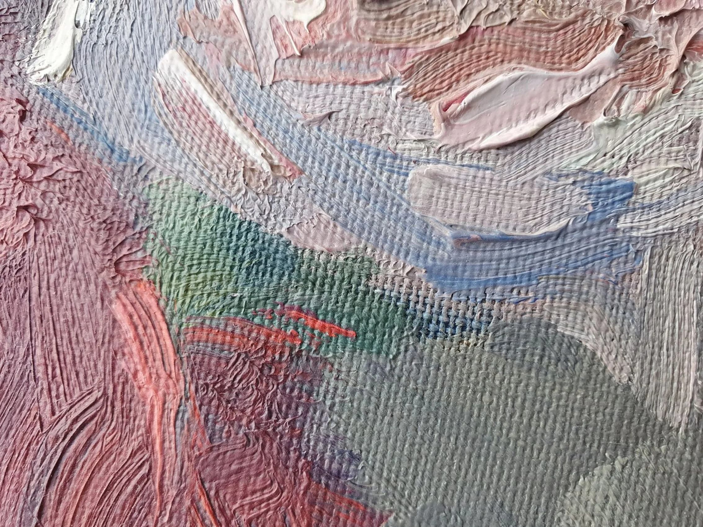 "Rosen in einer Glasvase"  Etüde (Weiß) — Ansicht 6