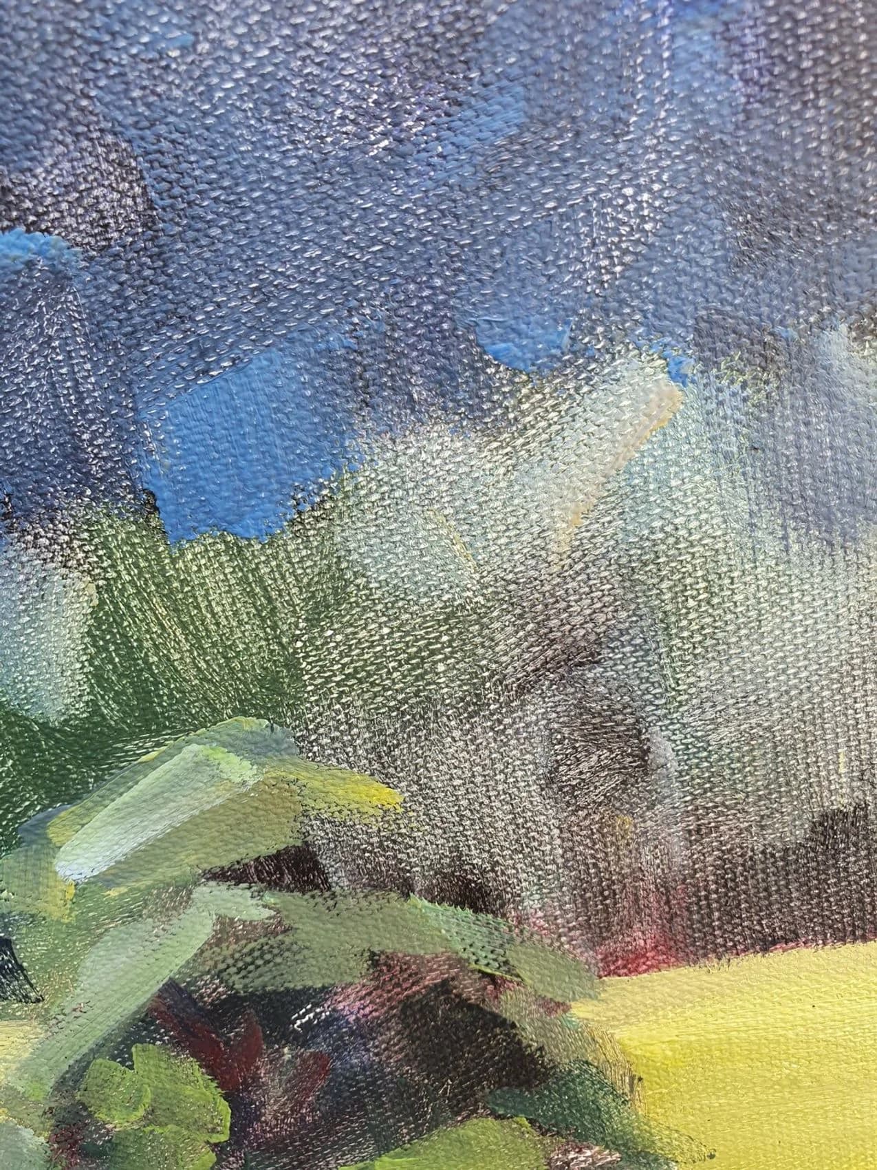 "Schattenspiel unter den Obstbäumen" Etüde — Ansicht 5