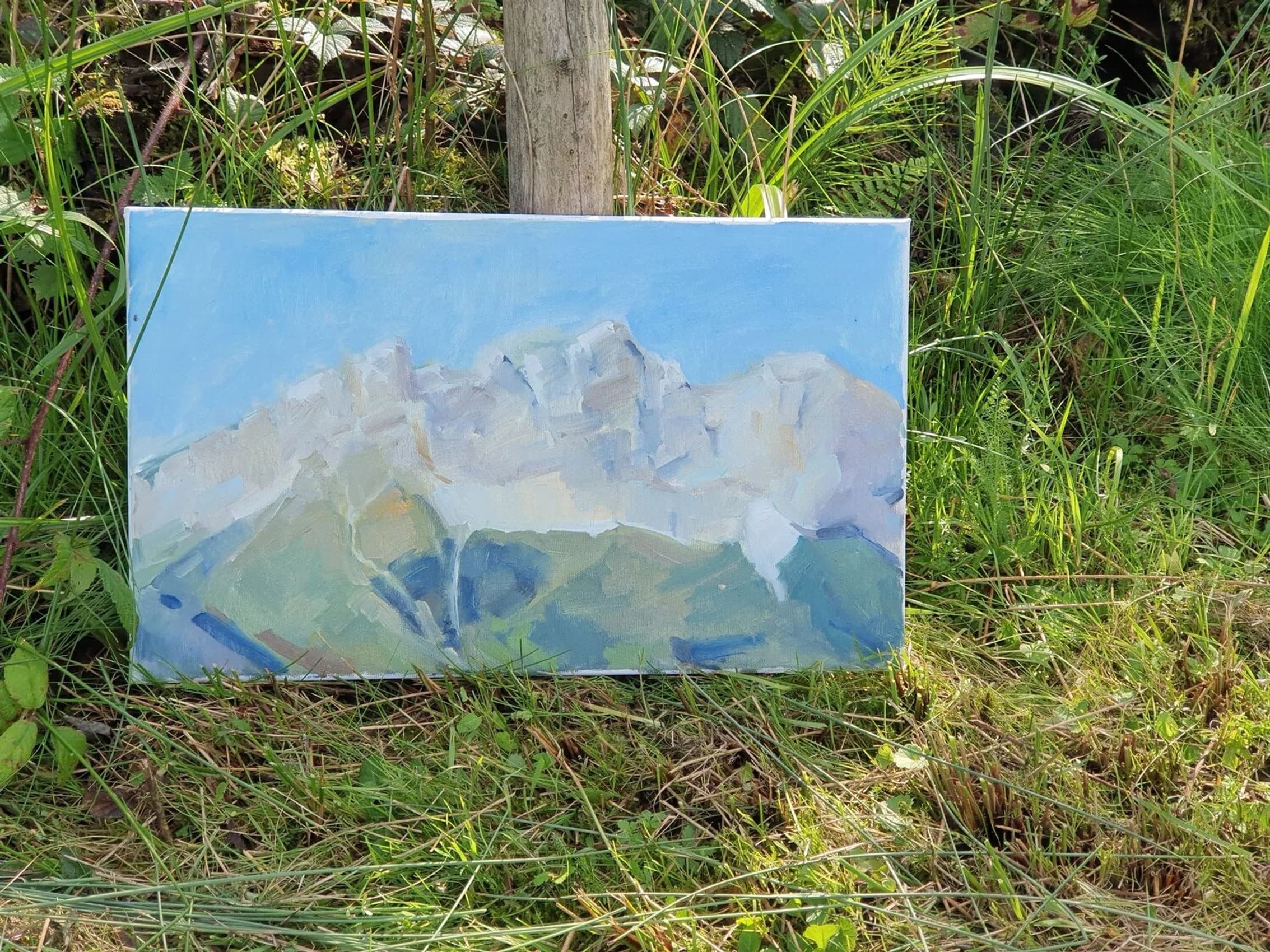 "Wilde Kaiser" Etüde — Ansicht 8